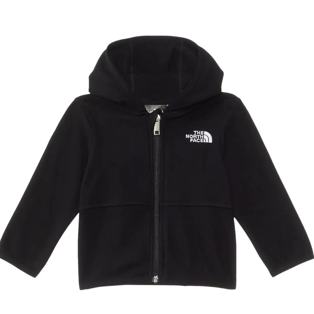 Excellent condition, the North Face Glacier Full Zip Hoodie, Black,  6-12 month